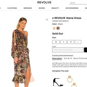 NWT HEMANT AND NANDITA Veena Dress Large